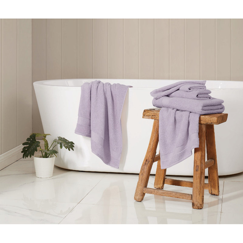 Truly Soft Quick Dry 6 Piece Towel Set, Lavender