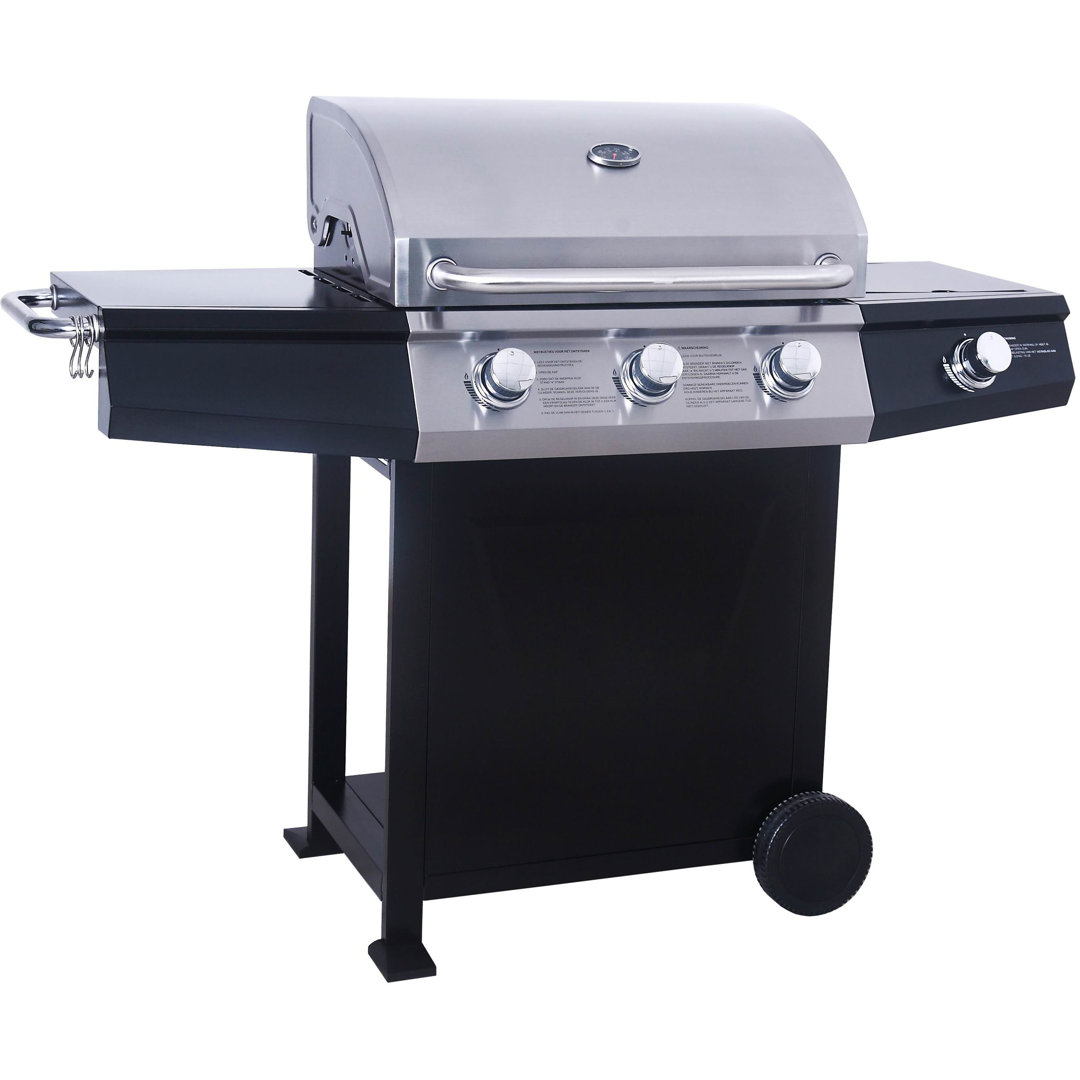Bartley Dakota Fields 3 - Burner Countertop Liquid Propane 45210.88 BTU BTU Gas Grill with Side Burner