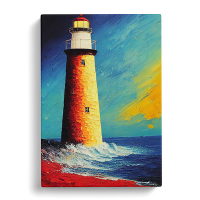 CAN-V0523-1356X Lighthouse In Colour Vol.4 - Wrapped Canvas Print