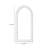 Half-Circle Manufactured Wood Full Length Mirrors-1379923880