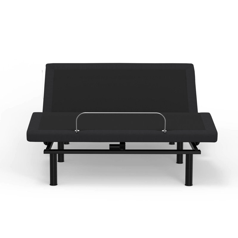 Grand lit avec position zéro gravité et base à commande vocale réglable de style Glide Tech