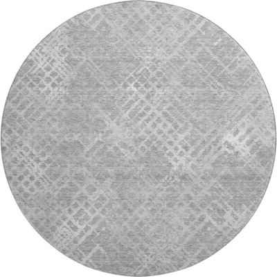 Premium Machine Washable Prisco Gray Rug