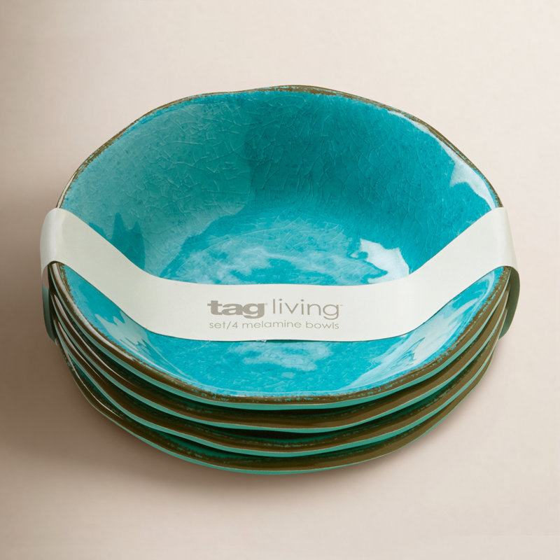 10oz. Melamine Cereal Bowl, Blue