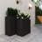 2 Piece Metal Indoor Outdoor Planter Set-685966758