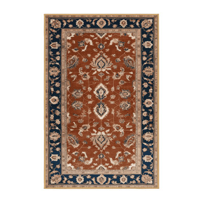 Machine Washable Persian Brown Area Rug