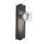 Meadows Plate with Round Clear Crystal Door Knob-1762101107-1762101115