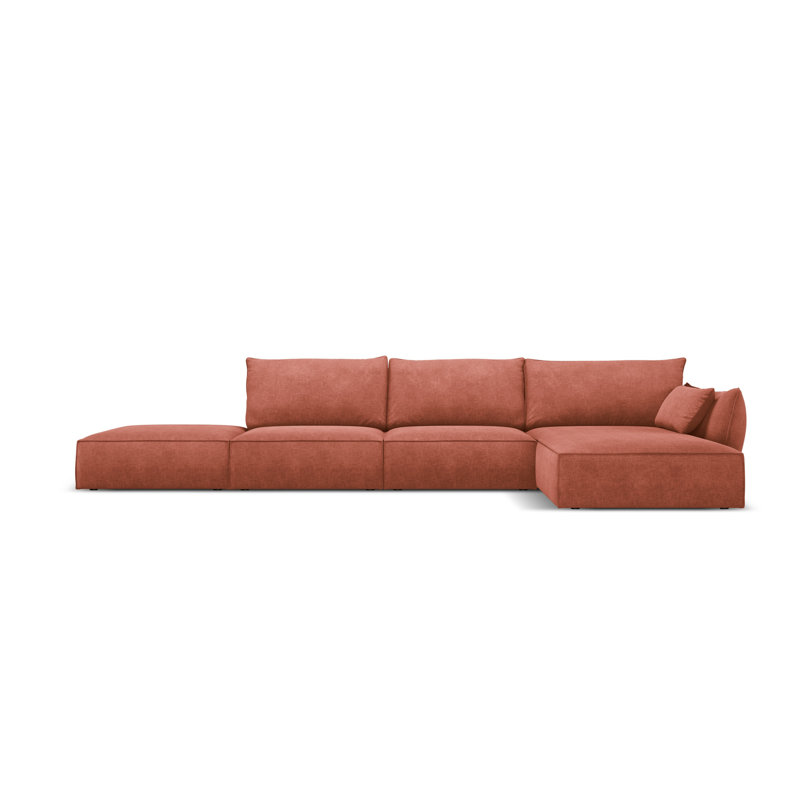 Laughlan 5 Seater Corner Sofa , Brown
