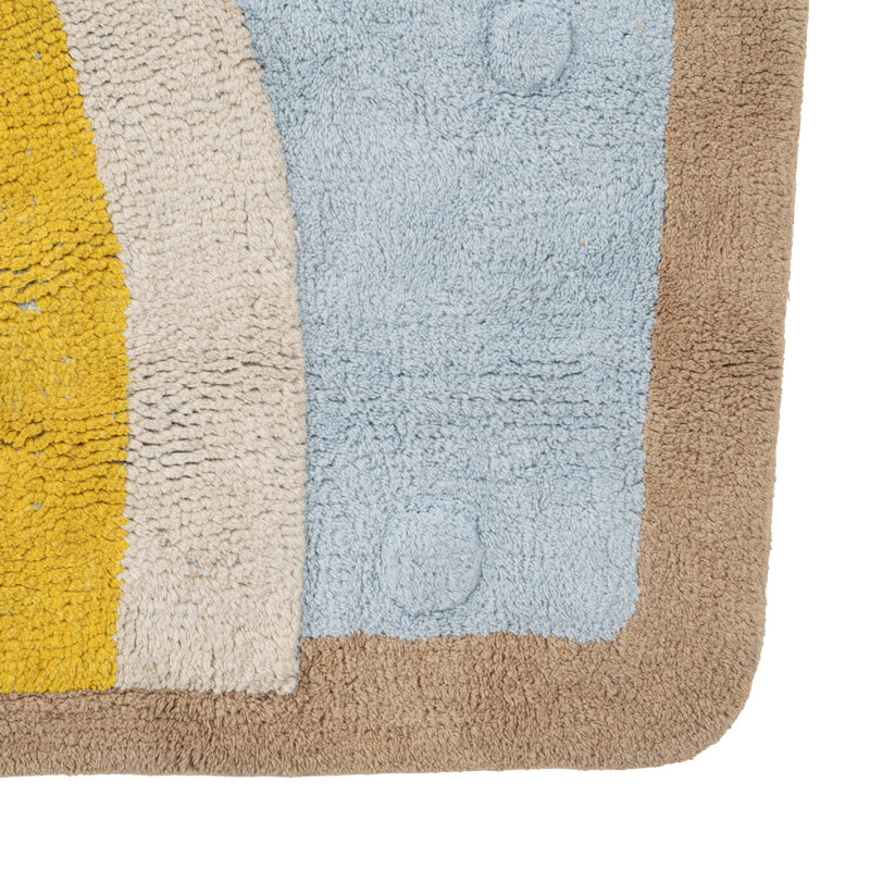 Alyan Cotton Area Rug, Novelty 110 x 150cm
