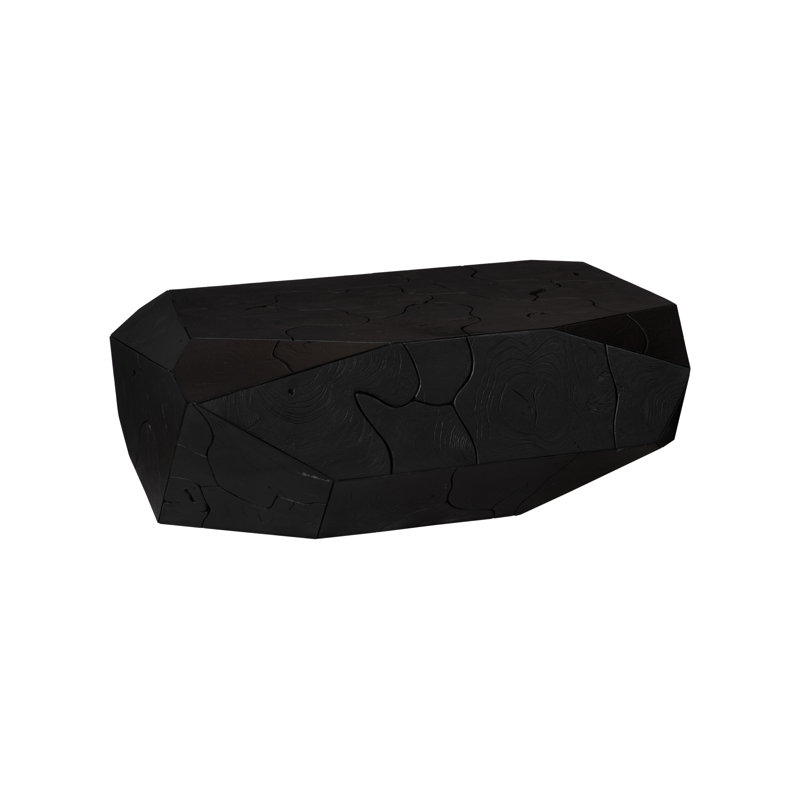 Prism Coffee Table, Natural, Black
