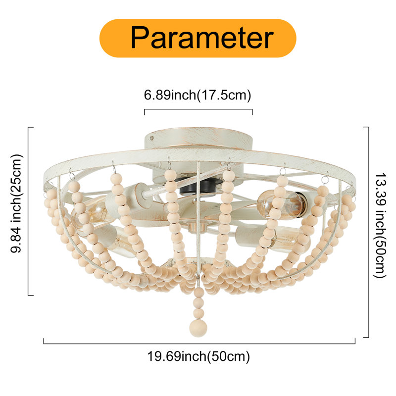 Ventilateur de plafond 2 en 1: mode double pour l'été et l'hiver, avec télécommande, options de 6 vitesses, fonction de minuterie, base d'ampoule E26