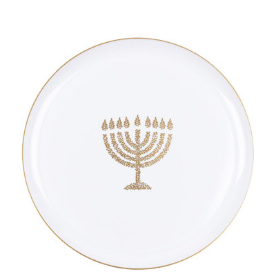 Disposable Hanukkah Dinner Plate