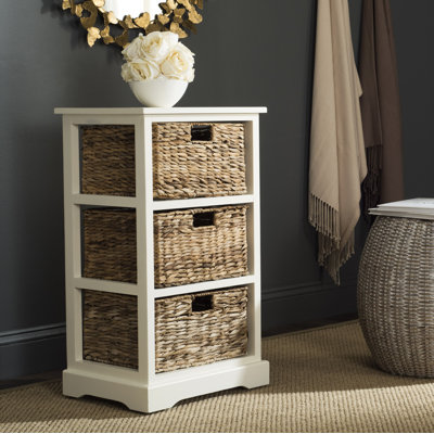 South Gate Ridge Solid Wood 43cm W 3 - Drawer Chest of Drawers