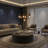 Adjustable Height Modern 5-Light Cluster Pendant