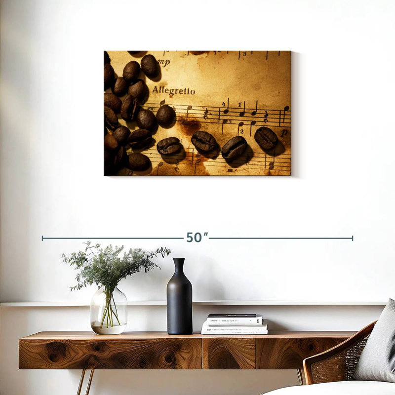 Yarlin Coffee Music, 20" H x 30" W