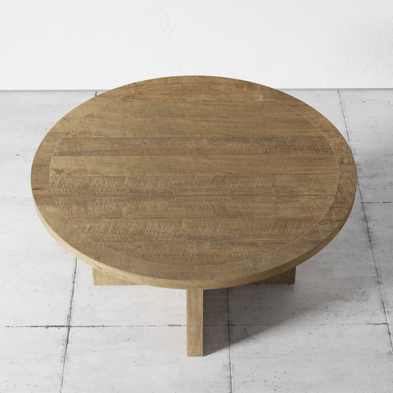 Marirose Teak Round Solid Wood Dining Table, Brown