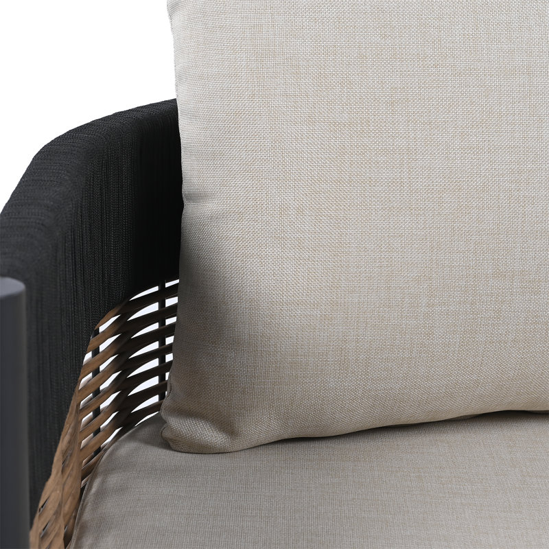 Banc Corrente + table, Taupe