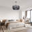 Ardita Ivory White Rattan Pendant Light – Large Polished Rattan Pendant Lighting Fixture for Living Room, Dining Room, Kitchen & Bedroom in Modern, Scandinavian, Boho & Contemporary Style-165702560-165702561-192548946