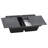 Ruvati 34 inch epiGranite Drop-in Topmount Workstation Ledge Granite Composite Quartz Kitchen Sink - Midnight Black --48711217