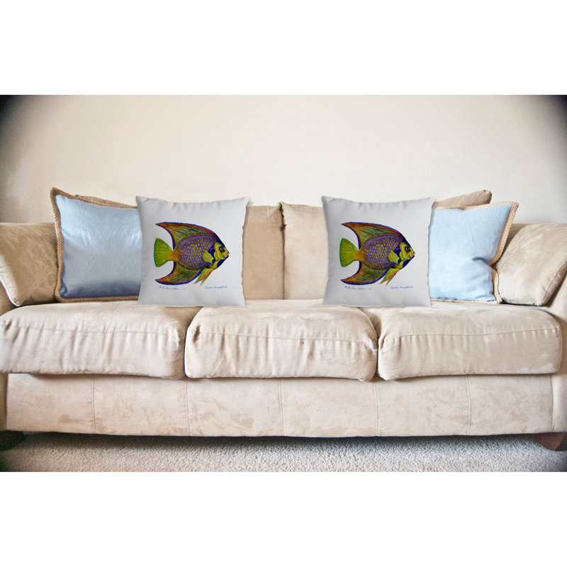 Coussin intérieur/extérieur Queen Angelfish