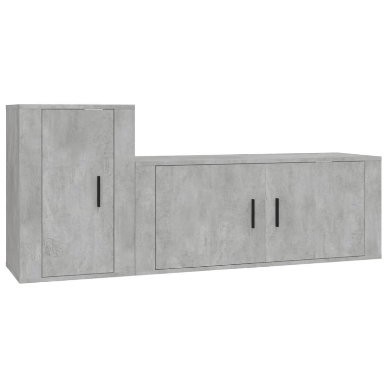 Koryn TV Stand, 23.6'' H x 47.2'' L x 13.6'' W, Concrete Grey