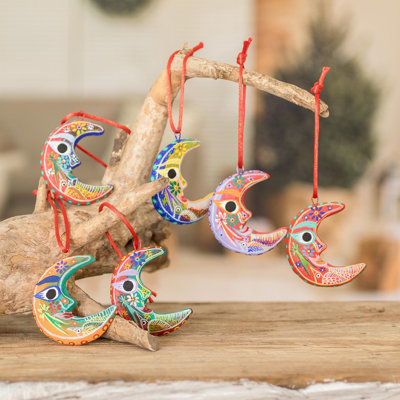 Ornement en céramique pour fêtes fabriqué main christmas