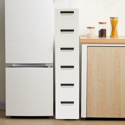 6 Drawers Storage Cabinet For Narrow Space