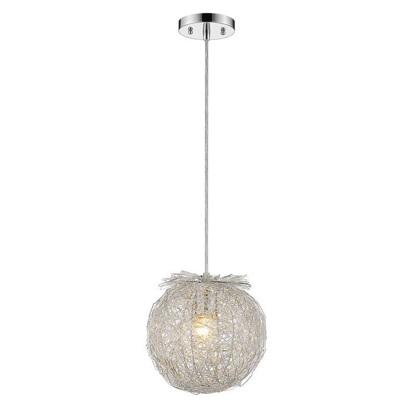 Luminaire suspendu en cristal 1 lumière Tol, H 156,75 po x l 12 po x P 12 po