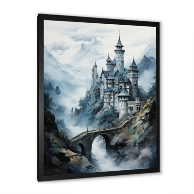 Baryal Castles Misty Mountain Fortress I, reproduction d'art sur toile