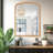 Chadwood Solid Wood Arch Mirror-807824781-807824780