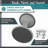 Learniture Active Sitting Wobble Stool, 17.5" Height, Flexible Seating for Classrooms, Offices and Home - Gray-60816667