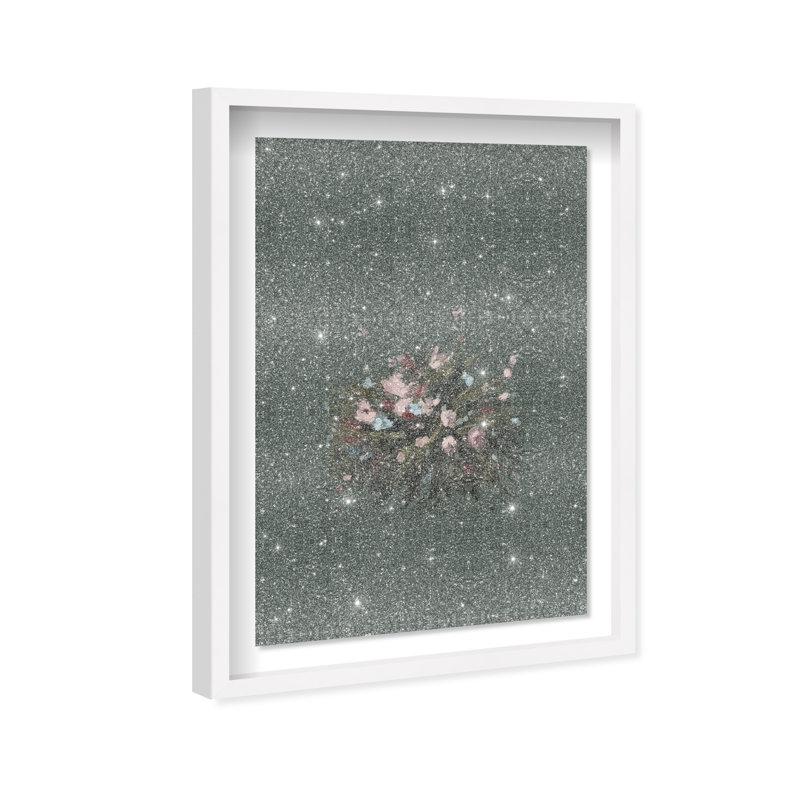 Center Of My Universe Print by Oliver Gal, 21.5"H x 31.5"W, White Shadowbox