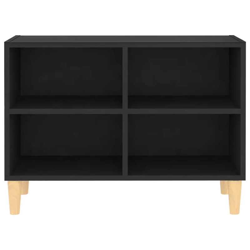 Agee Unfinished TV Stand for TVs up to 43", Black