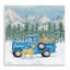 Plaque d'hiver Winter Pups & Truck, design par Paul Brent