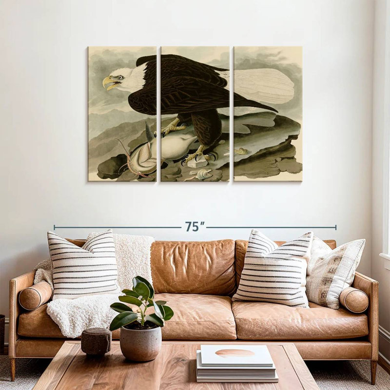 Brampt Whiteheaded Eagle, 36" H x 57" W