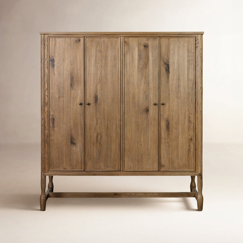 Bari Wide Cabinet, Weathered Oak