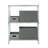 Jayly Steel Height -Adjustable Shelving Unit-1970920105-1970920085
