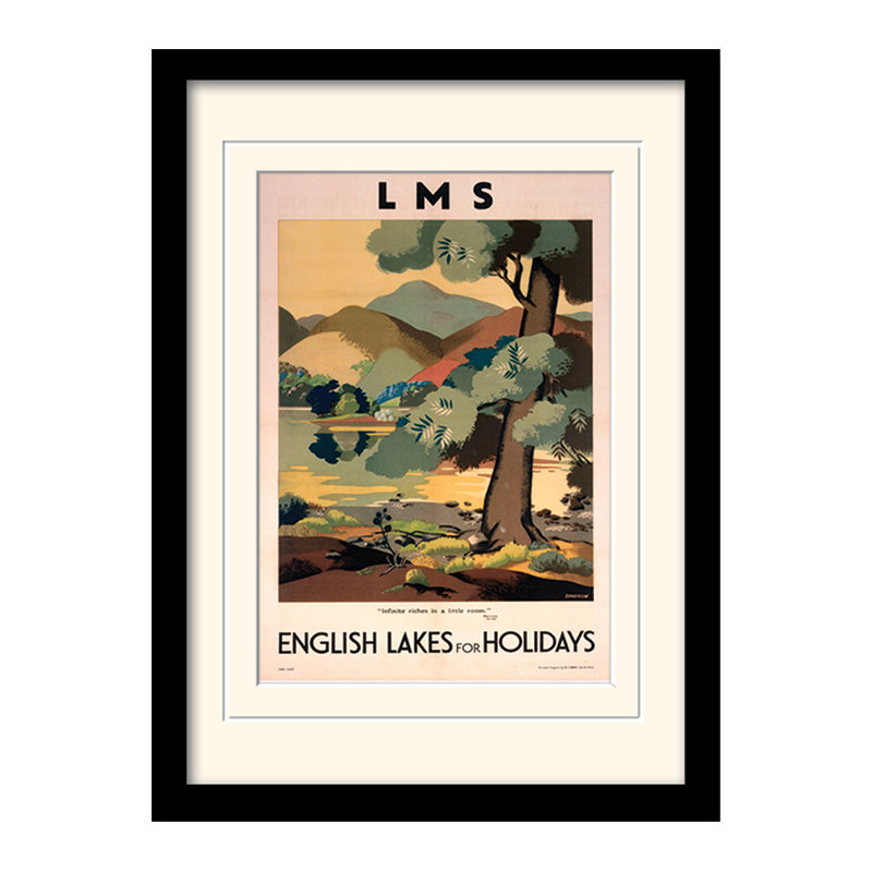 Print, Yellow, Framed, 40cm H x 30cm W