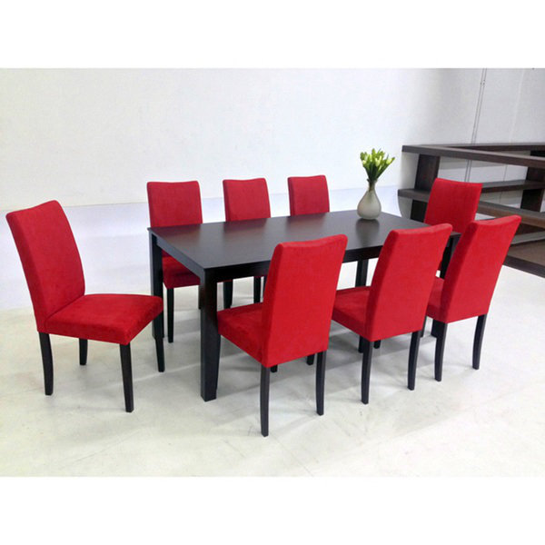 Adam-Alexander 18'' H Upholstered Parsons Chair, Red