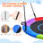Textilene Saucer Swing with Chains and Hooks-97267068