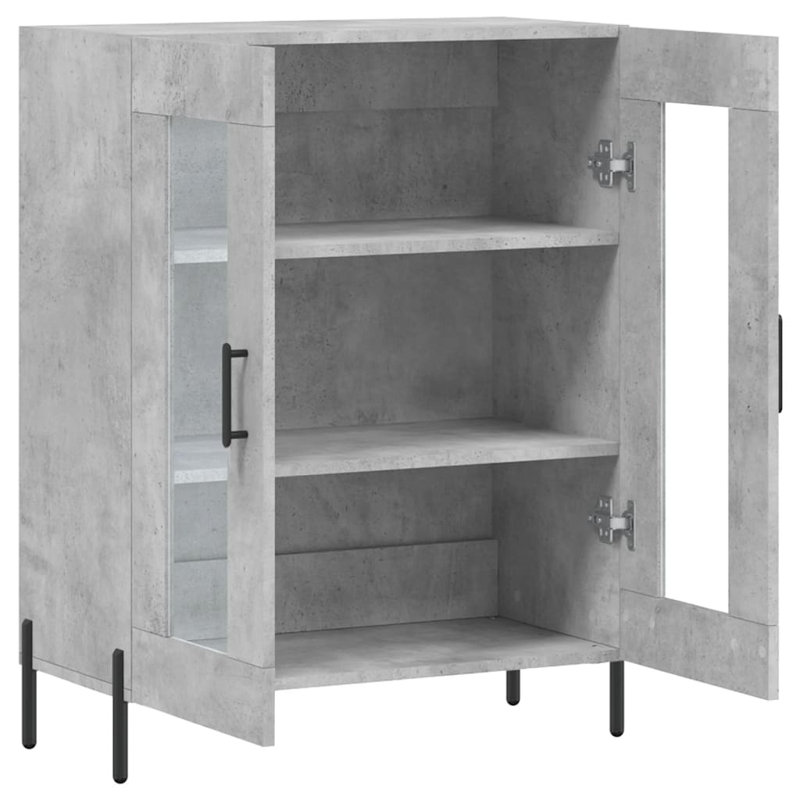 Stonefort Display Cabinet, Concrete Grey