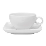 Carré White Teacup