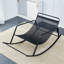 Chaise berçante d'extérieur en métal Fiona