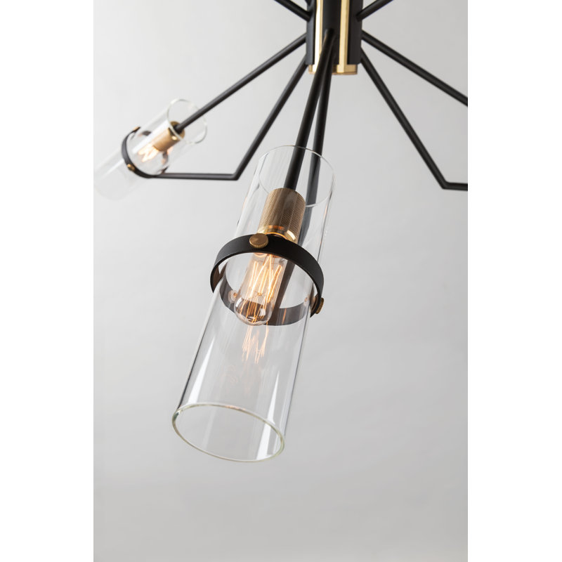 Raef 6 - Light Chandelier, 61.5" H x 36" W x 36" D