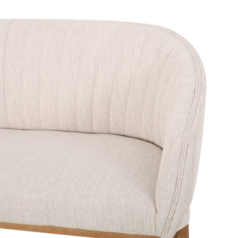 Canapé à deux places pour l'intérieur, Beige