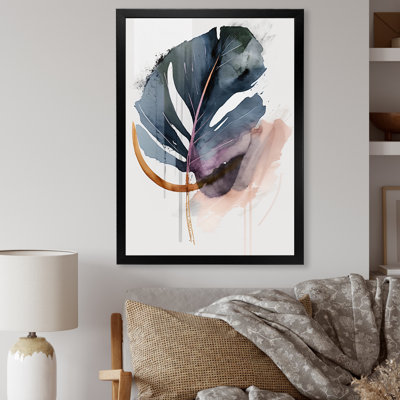 Green Philodendron Leafy Whispers III - feuilles florales, impressions sur toile