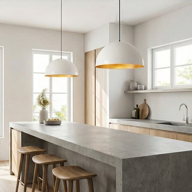 Aurelia Adjustable 1-Light Single Dome Pendant