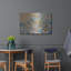 «Rhythms Of Ebb and Flow, Molos Beach Right Panel» par Sharon Pitts, art mural en métal-71911706