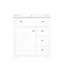 Meuble-lavabo simple 18,3 po avec comptoir