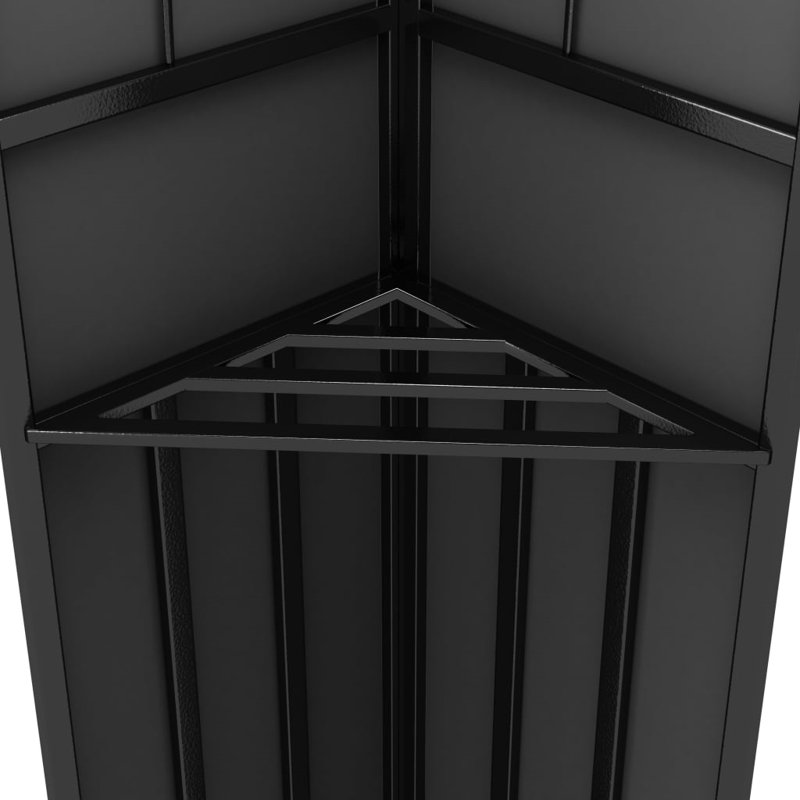 Hovag 3m x 3m Steel Patio Gazebo, Anthracite