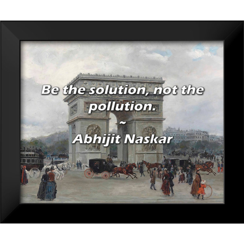 Abhijit Naskar Quote: Be the solution, not the pollution.
